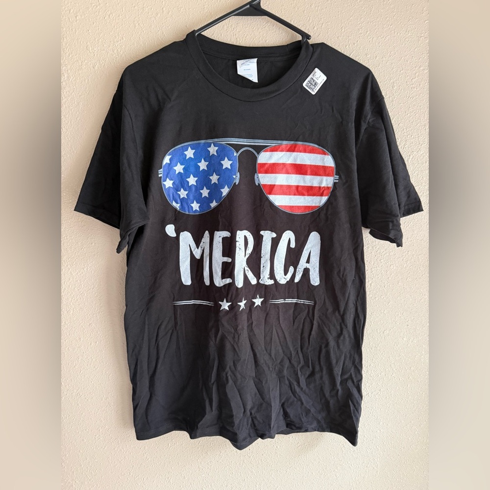 PORT & COMPANY NEW Women’s ‘MERICA T Shirt M